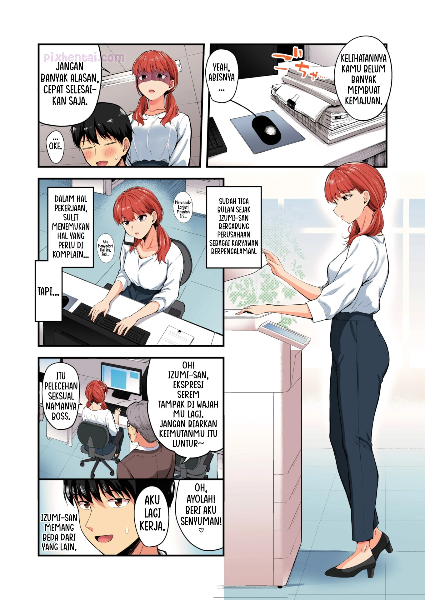 Komik hentai xxx manga sex bokep The Super Cute Side Of The Ultra-Capable Junior Employee 2